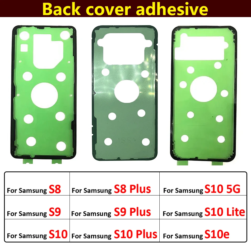 For Samsung S8 S9 S10 Plus Lite 5G Adhesive Sticker Back Housing Battery Cover Glue Tape