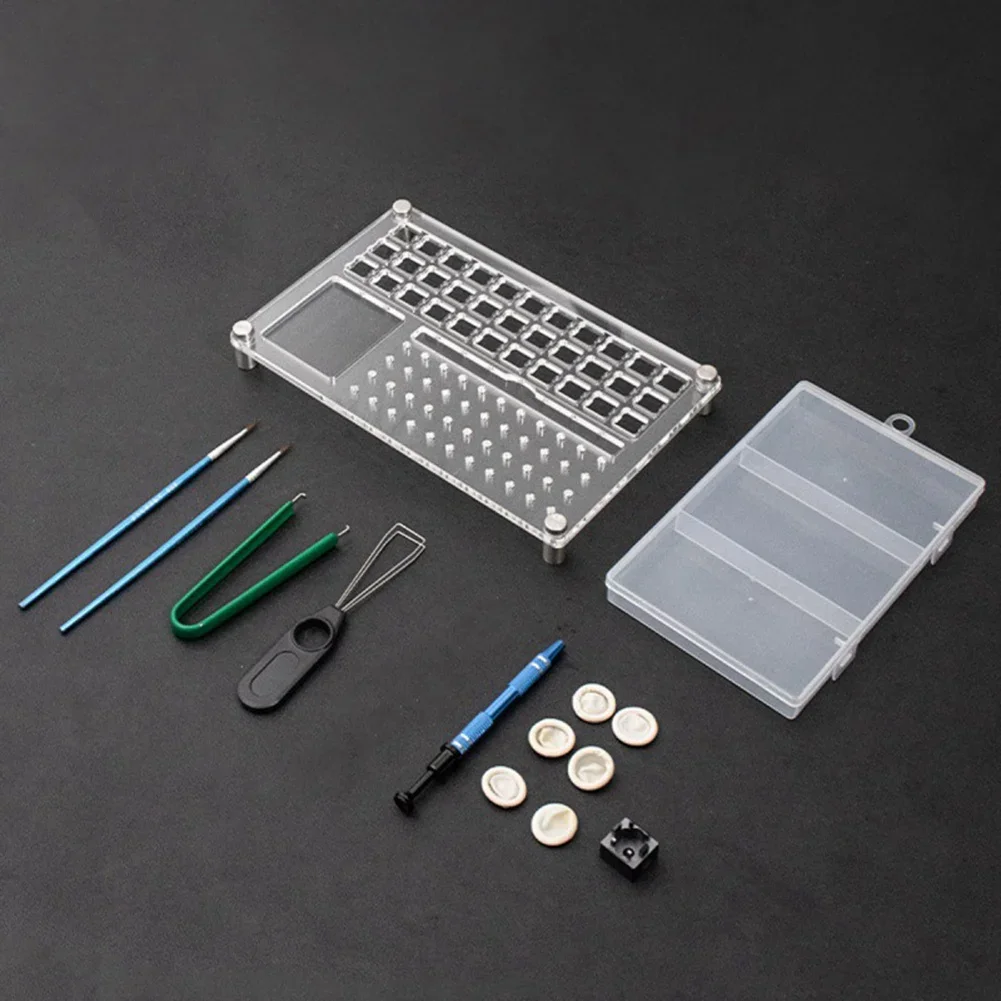 

Switch Tester Opener Key Caps Tool Acrylic Lube Station Removal Platform Keycaps Puller Mechanical Keyboards DIY Kit A—AA56