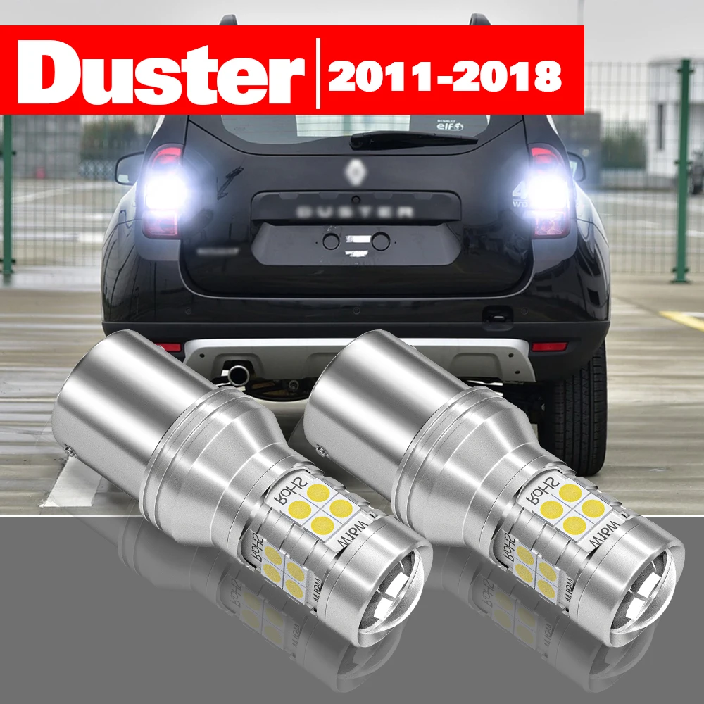 

For Renault Duster 2011-2018 2pcs LED Reverse Light Backup Lamp Accessories 2012 2013 2014 2015 2016 2017