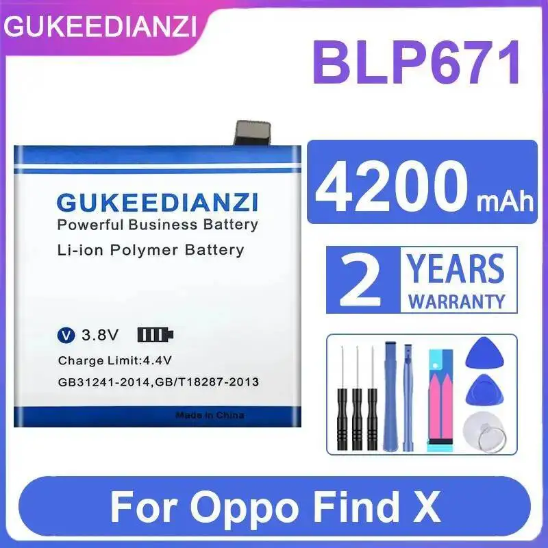 

High-Capacity For Oppo Find X 4200Mah Mobile Phone Battery BLP671