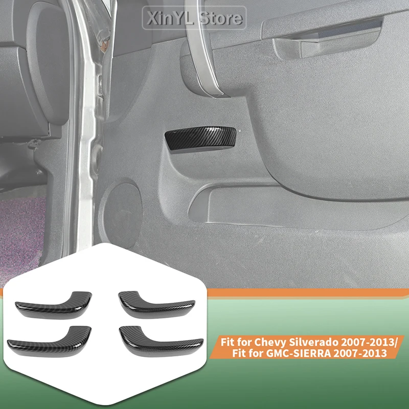 

Car ABS Door Inner Handle Decorative Cover Suitable For Chevy Silverado/GMC-SIERRA 2007-2013 Accessories