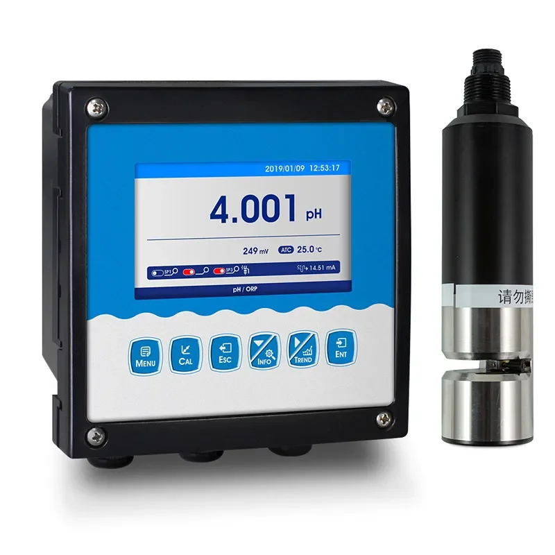 Online Conductivity Meter EC TDS Temperature And Humidity Moisture Transmitter Soil Water Quality video displaying