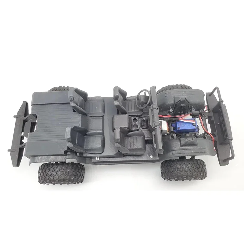 TRX4M Simulation Rinterior siège trempé garde-boue Décorer pour 1/18 RC inoler voiture Traxxas TRX4-M Defender mise à niveau pièces