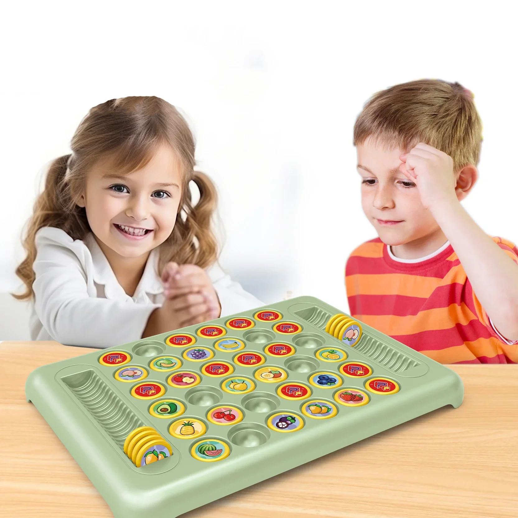 Jeu explorez ecs de mémoire pour enfants, fruits leone nitive, focus, entraînement, combat