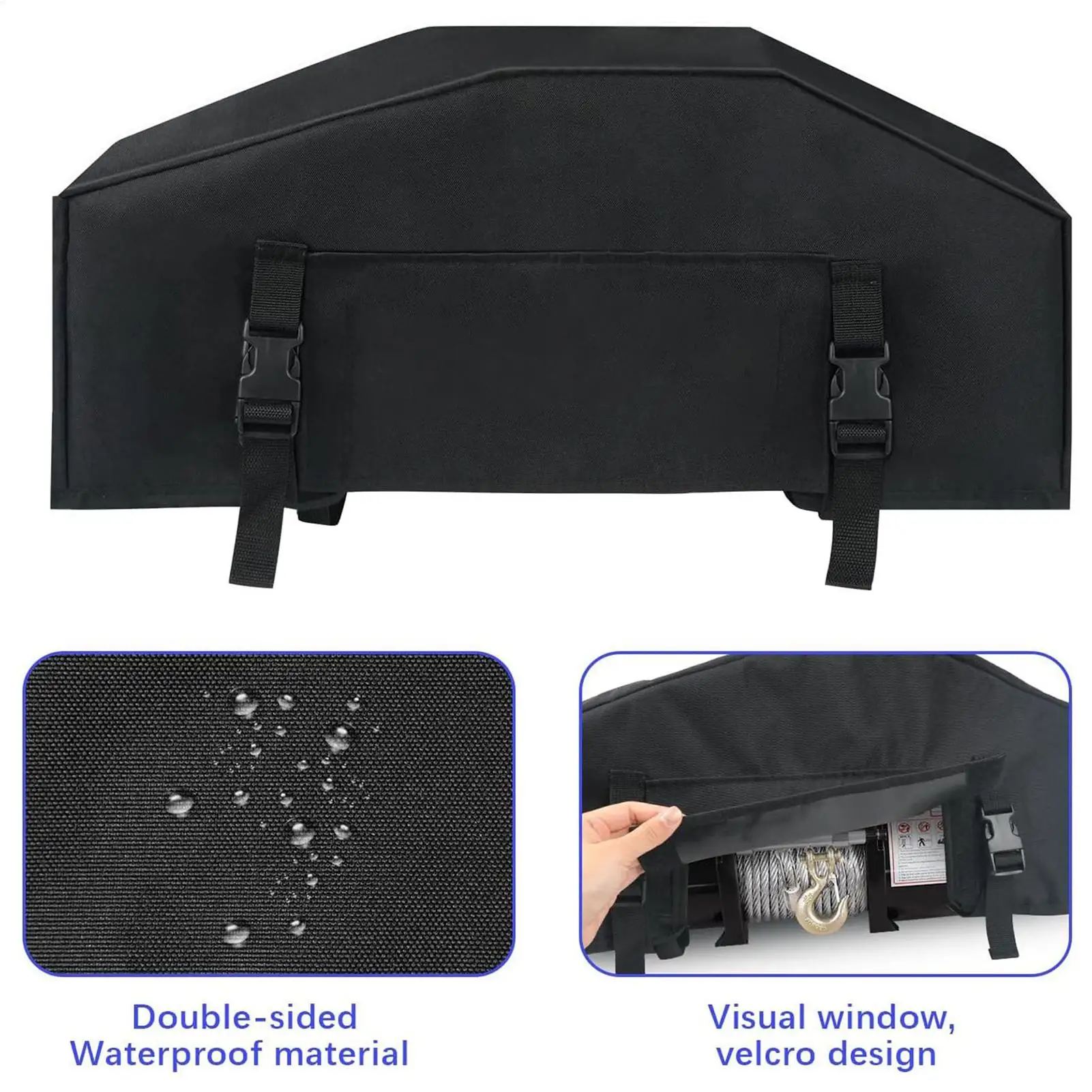 واقية غطاء الونش 8000-12000lb مقاوم للماء غطاء الونش في الهواء الطلق الغبار واقية الحرس لقارب شاحنة مقطورة دراجة نارية البحرية فان