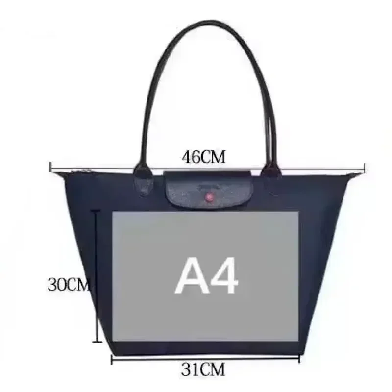 2024 New Women High Quality nylon Handbags sac Large Capacity Classic Tote Bag Folding Designer Fashion Casual Shoulder Bag