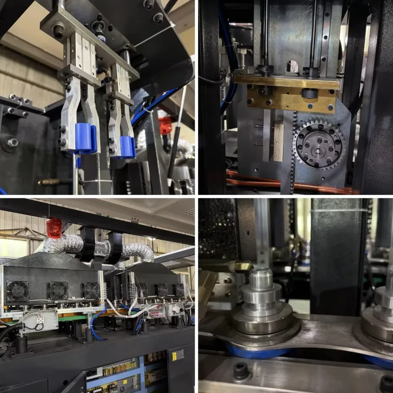 Stable Molding 2-Cavity Blow Molding Machine 120mm Cavity Distance Automatic PET Bottle Manufacturing Machine
