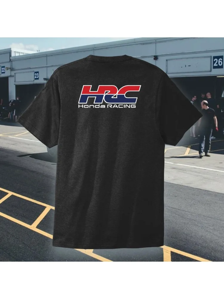 AliExpress Honda Men's and Women's T-shirt Summer Cotton Tee Honda HRC Racing Short-sleeved Spring and Autumn Y2k Motorcycle Cycling Top