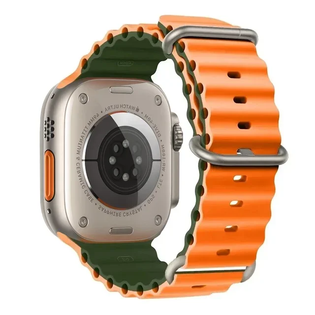 Oceaanband voor Apple Watch Ultra 2 Band 49 mm 10 9 8 7 45 mm 41 mm Siliconen armband Polsband iWatch 6 5 4 3 SE 44 mm 40 42 mm band