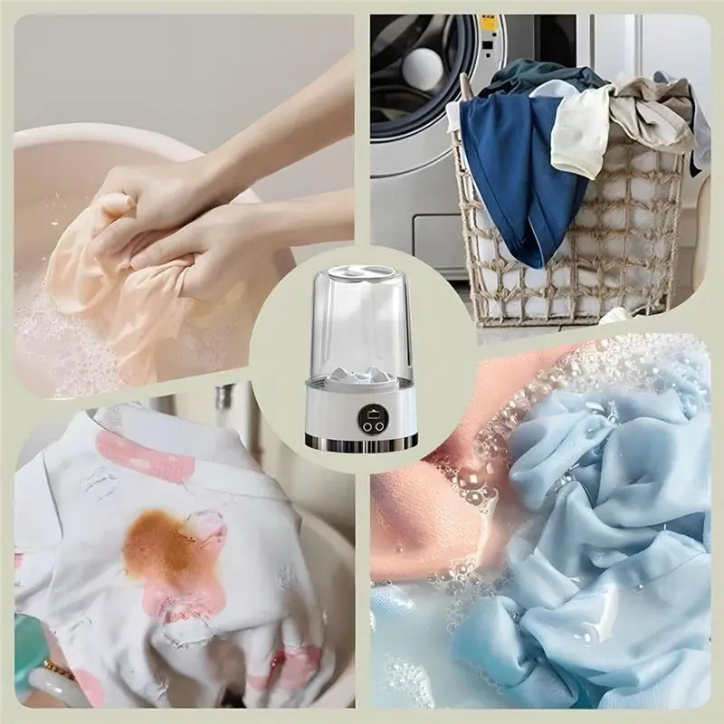 L73A 2025-كوب غسيل ذكي محمول لاسلكي مع شاشة LCD، لحمالة الصدر والملابس الصغيرة والمنزل والفندق والتخييم