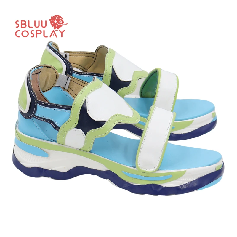SBluuCosplay Gioco FGO Oberon Scarpe Cosplay Stivali su misura