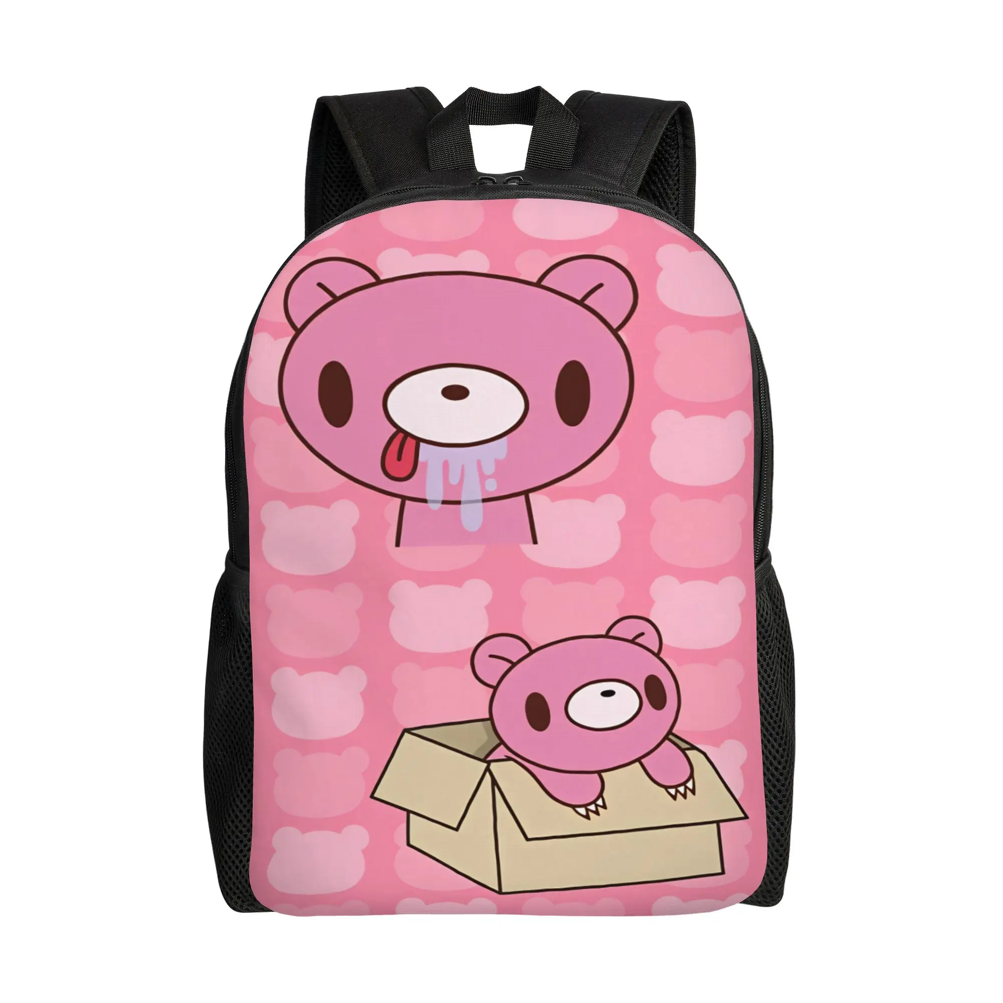 Cartoon G-Gloomy Bear  Backpack  University Backpacks Boy Girl High Quality Large High School Bags Streetwear Rucksack