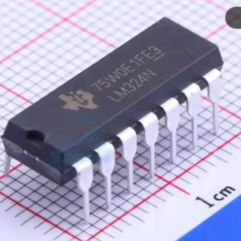 10PCS M324DR LM324N Quad Operational Amplifier SOIC-14 DIP-14 32V General Purpose Op-Amp Original