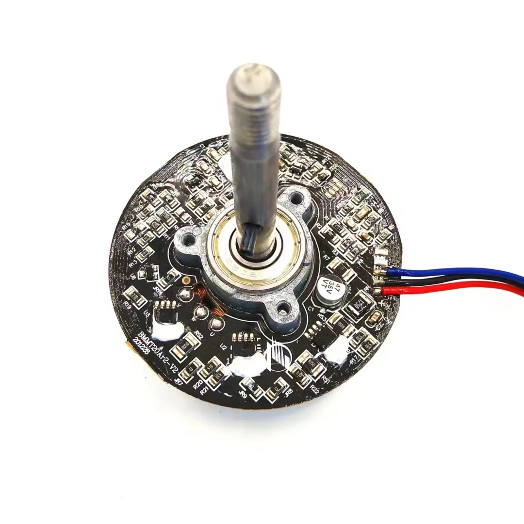 Outer Rotor 24V 30W DC Brushless Motor Air Purifier Fan Motor PWM Adjustable Speed Fan