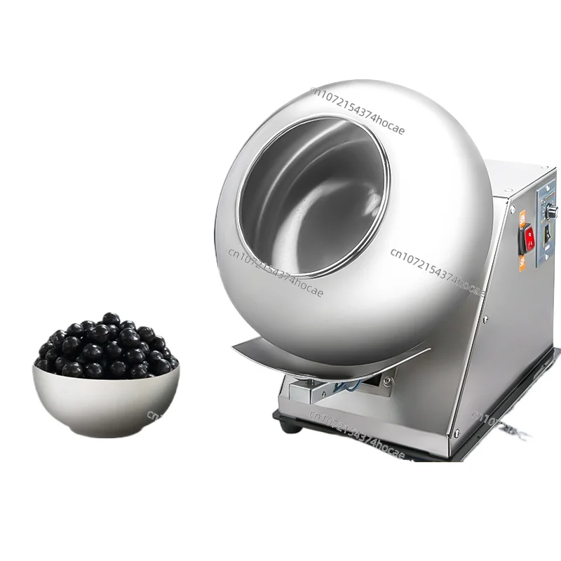 

Spray Coating Machine/Sugar Coating Pill Coating Water Chestnut Type Cold and Hot Air Polishing Rolling Machine