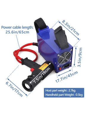 Induktionsheizgerät 1500W Handgehaltener Magnetischer Flammenloser Induktionsheizer für Schraubenentfernung Rostfreundliches Schraubenlösegerät 220V EU-Stecker – Detail 5
