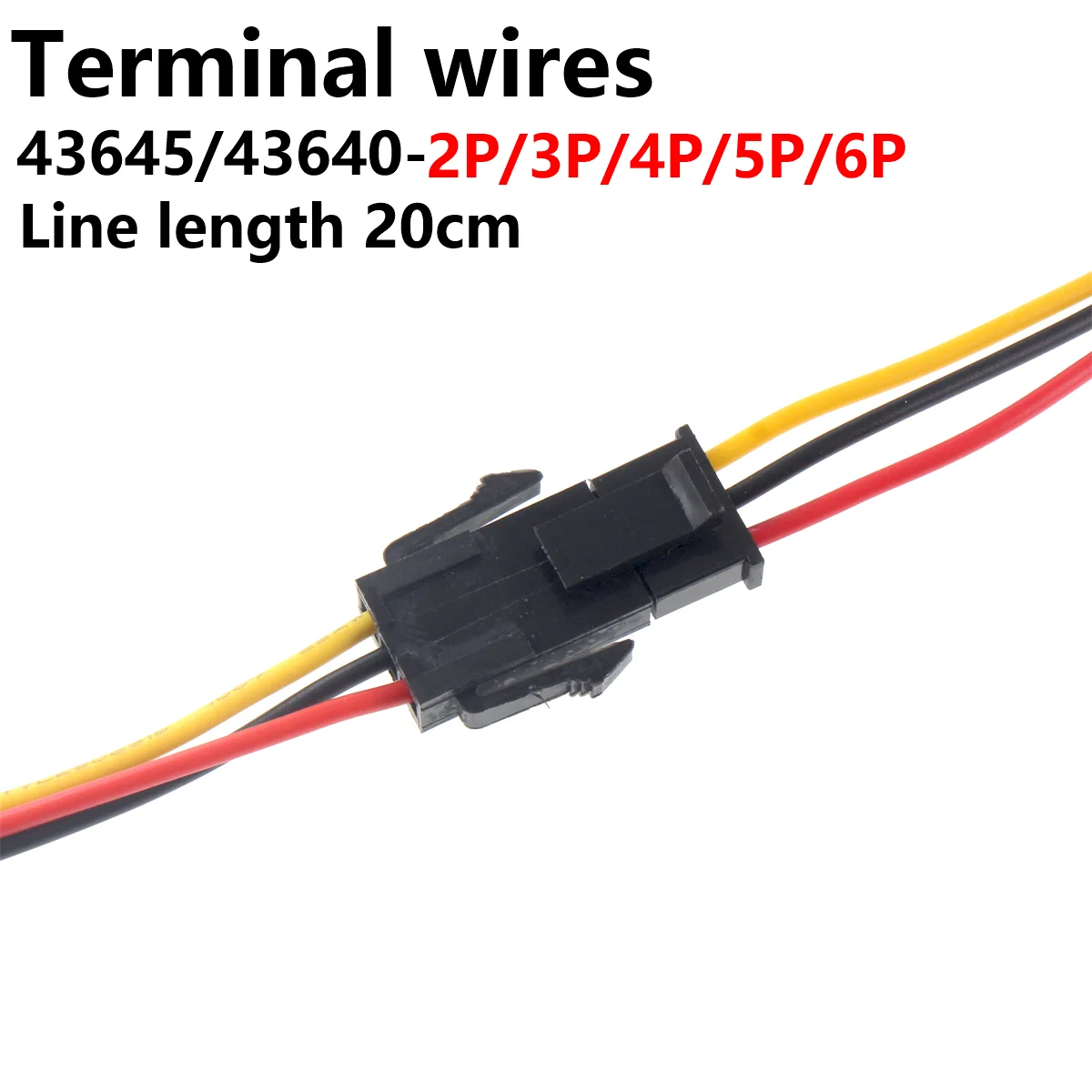 43645/43640 terminal wire connection wire MX3.0 single row small 5557 male and female docking plug connector with wire