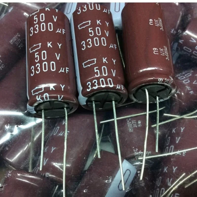 5PCS 3300UF 50V Black Diamond Electrolytic Capacitor 50V 3300UF