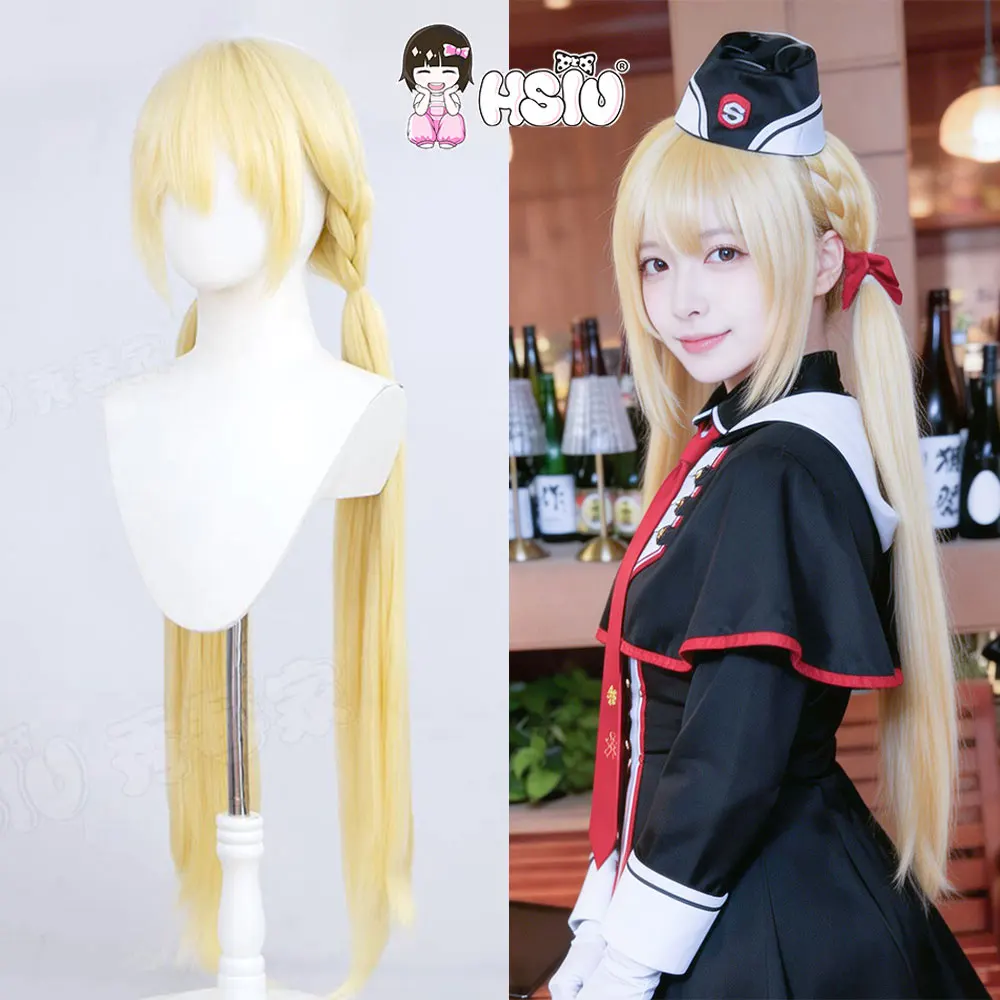 Arihara Nanami RIDDLE JOKER HSIU Character Cos Wig 100Cm Long Straight Bright Yellow Accurate Heat Resistant Synthetic Wig