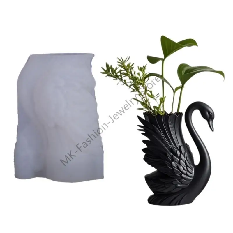 

Q6PF Силиконовая форма для животных, чашка для свечей, бетонная форма, ящик для хранения, силиконовая форма