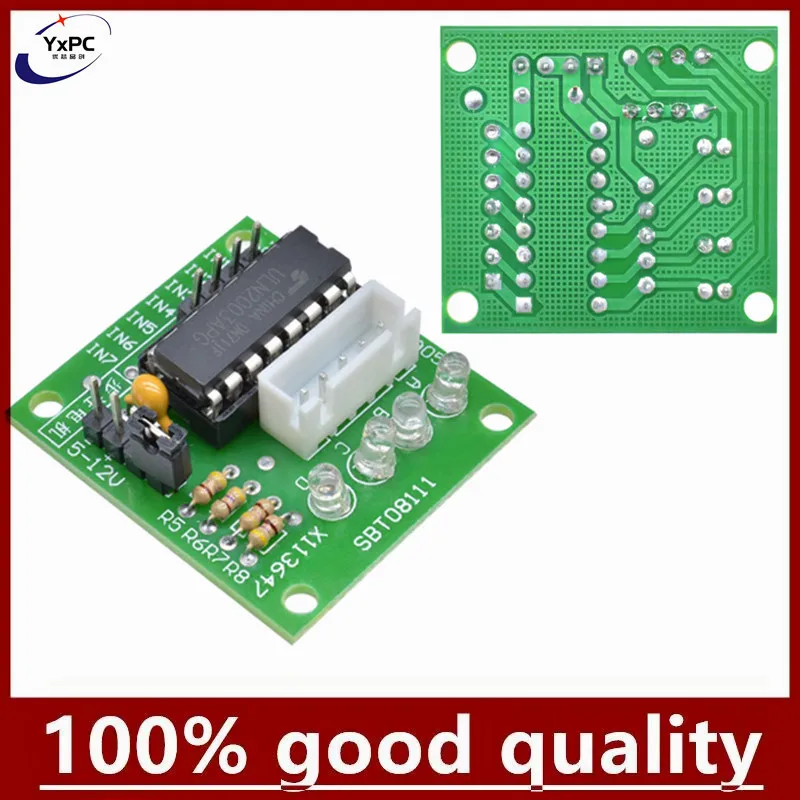 1pcs ULN2003 Five wire four phase/stepping motor drive board Test plate 5V positive and negative electrodes