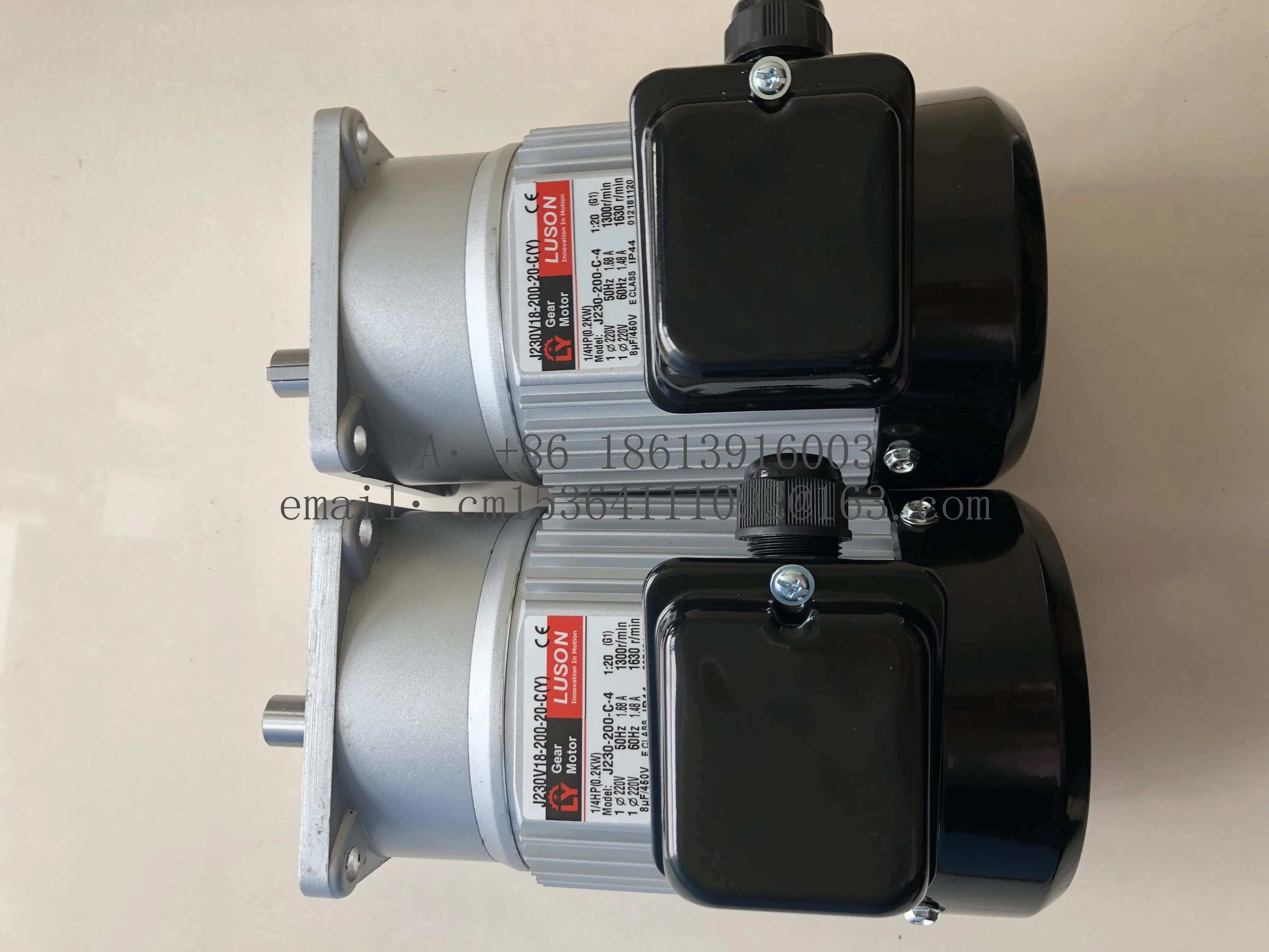 J230V18-200-20-C (Y) Yongchuang sealing machine packing motor LUSON motor J230-200-C-4