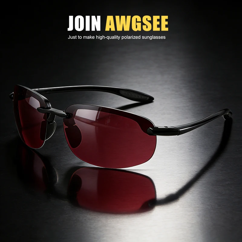 Neue TR90 Polarisierte Sonnenbrille Outdoor-Angelbrille UV-Schutz für Autofahren, Golf, Radfahren Unisex – Detail 6