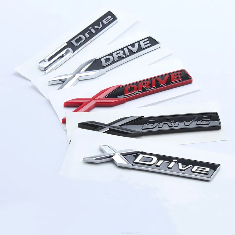 

3D ABS Car XDrive Logo Rear Trunk Fender Emblem Badge Decals Styling Sticker For BMW X1 X3 X4 X5 X6 X7 E84 F48 F25 G01 F15 E71