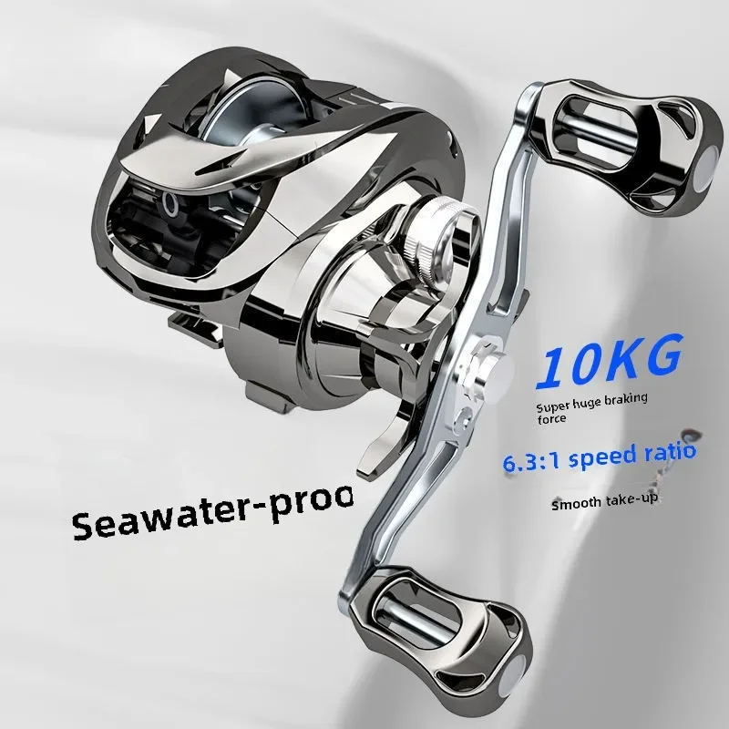 Carrete Metal Master resistente agua de mar – Perfil de gota negro - imagen 3