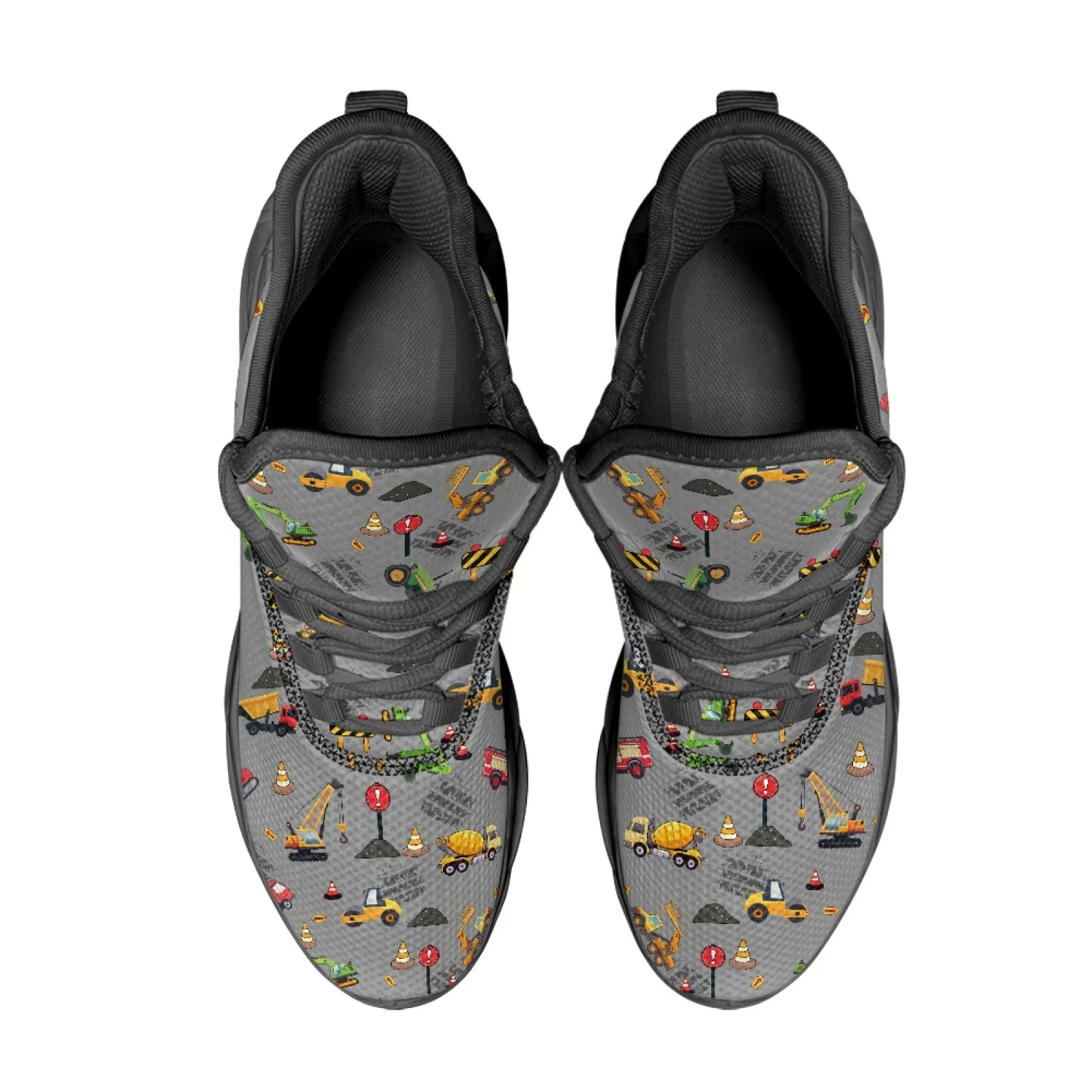 PENSTROLL Construction Vehicle Athletic Footwear Mesh & EVA Running Shoes Lightweight Athletic Shoes for Gym