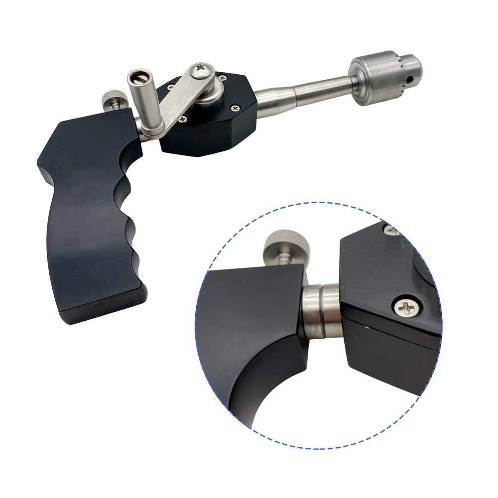 

Cannulated Manual Bone Drill Black Hand Rotation Drill Orthopedic Practical Tool