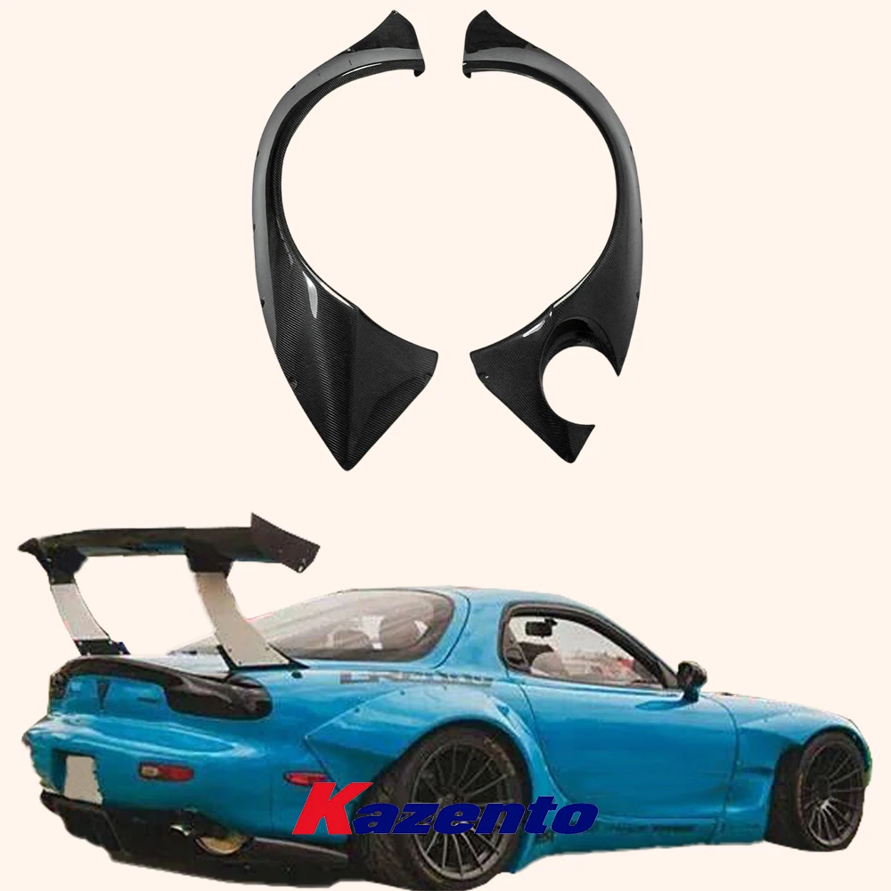 

Для Mazda RX7 RX-7 FD3S RB Style Carbon Fiber, заднее широкое крыло