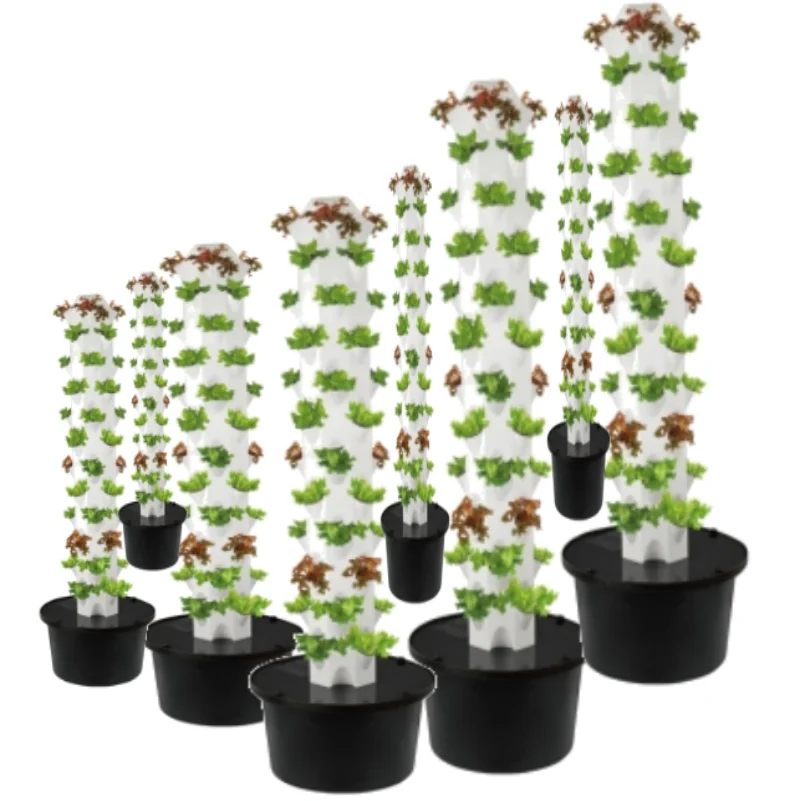 

Commercial 8 Layers 32 Holes Petal Tower Growing System Petal Tower Complete Vertical Hydroponic System