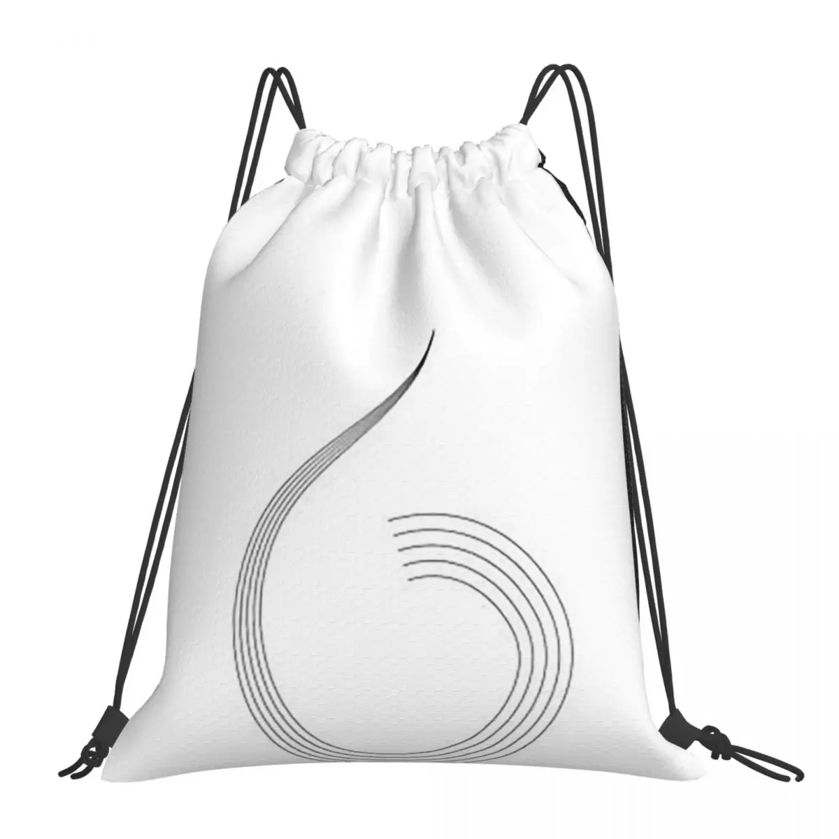 Music Backpacks Casual Portable Drawstring Bags Storage Bag Book Bags For Man Woman Students