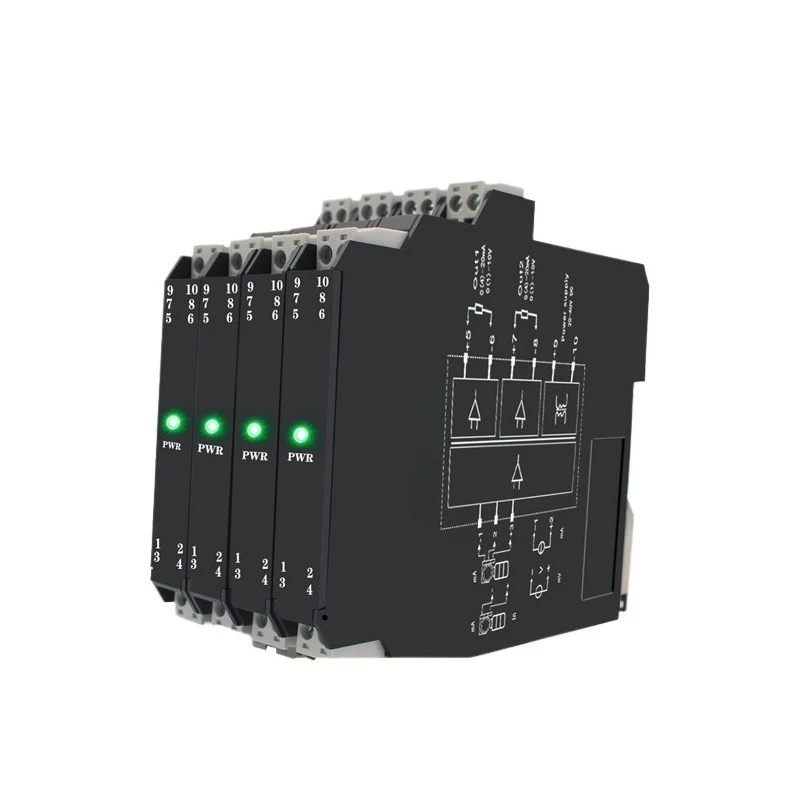 For Signal Isolator 1 in 2 Out 4-20mA/0-10V DC Current Voltage Analog Signal Isolator
