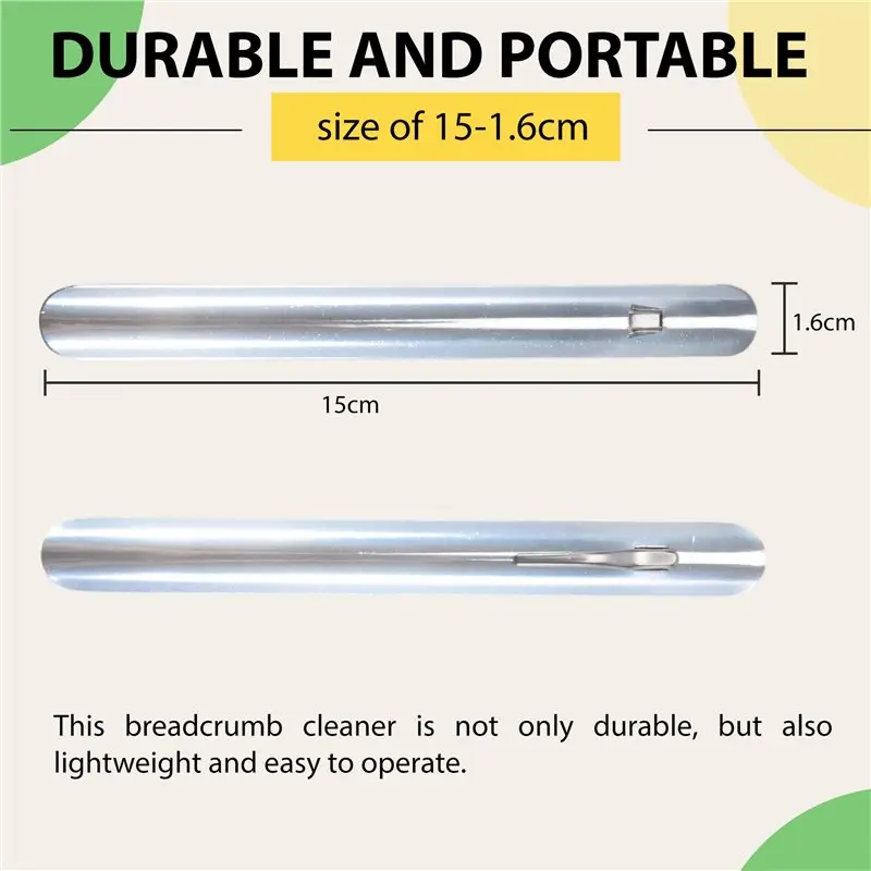 ABVS Restaurant Crumb Sweepers Steel Crumb Scraper Food Remover Desk Cleaning Tool For Waiters A