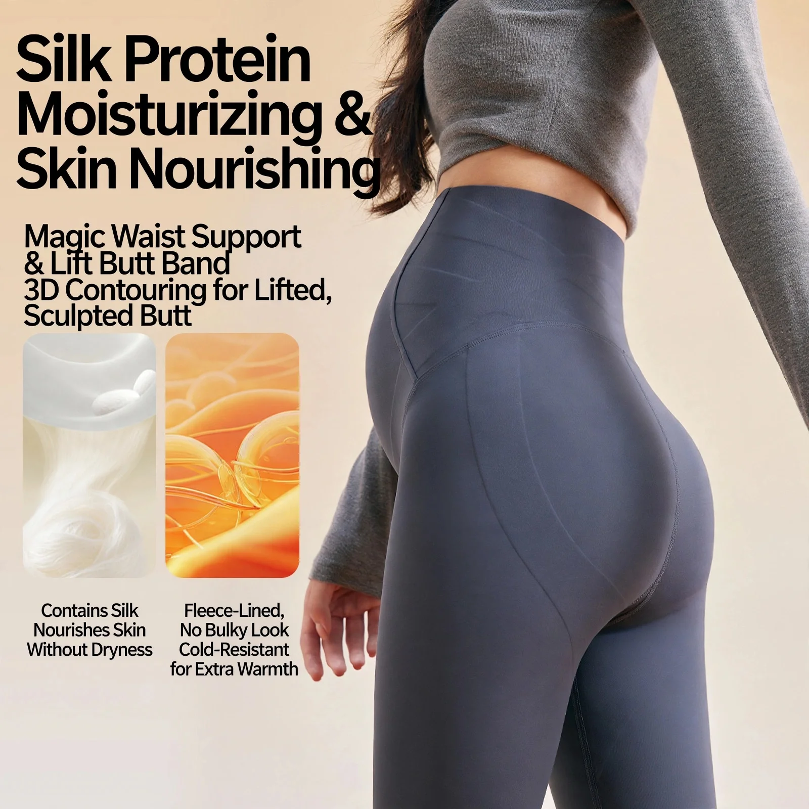 Maternity Leggings Nylon Fleece Thickened Outer Wear Autumn Winter Pregnancy Clothing Women Elegant Sweet Fresh Comfortable
