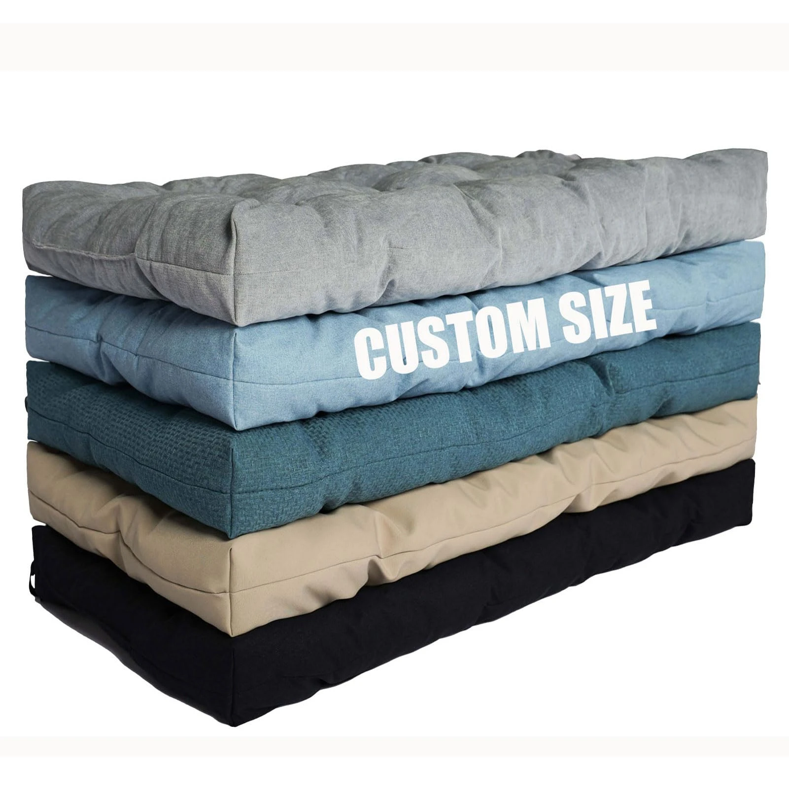 Custom Bench Cushion, Garden Bench Cushion, Seat Cushion, Chair Cushion for Outdoor Garden Furniture, Patio, Indoor, Swing