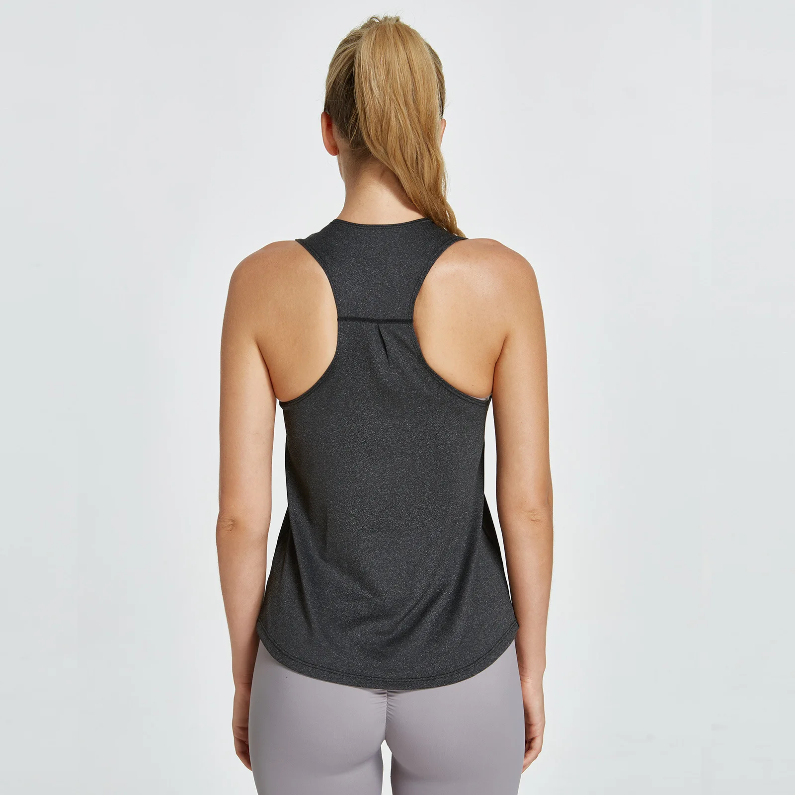 Hot Racerback Yoga Vest Sport Singlet Women Athletic Fitness Sport Tank Tops Gym Running Training Yoga Shirts