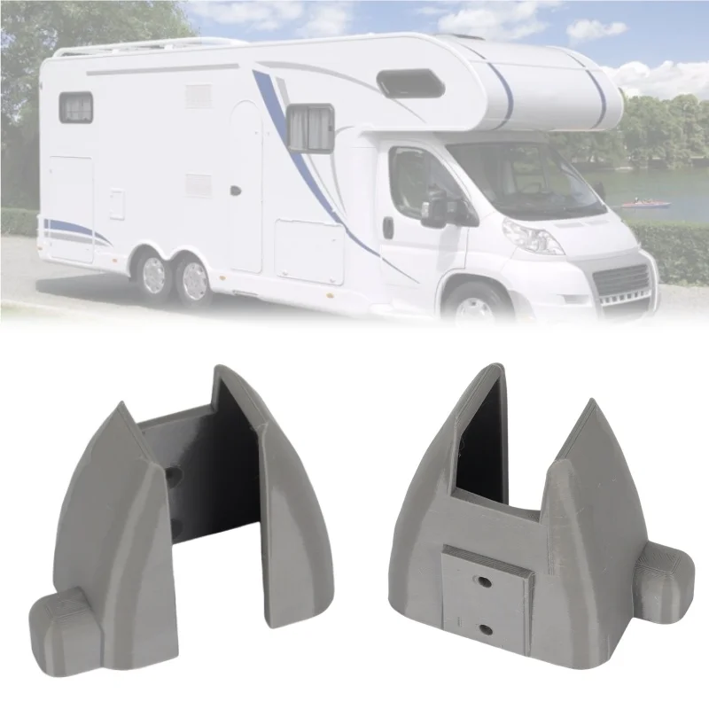 1pc Grey 3D Printed Plastic Holder Powrtouch Remote Control Stand With Key Slot Organizer RV Camper Part Accessories