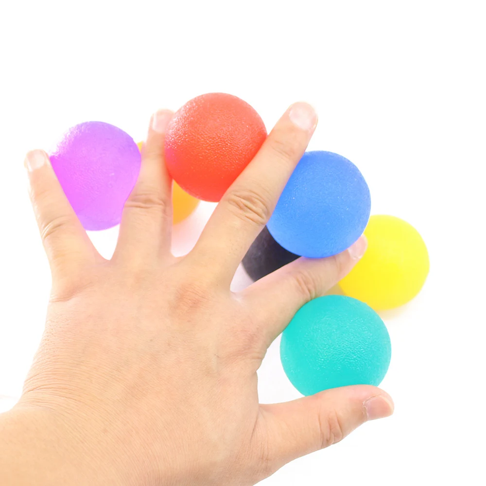 Silicone world Silicone Hand Grip Ball Egg Men Women Gym Fitness Finger Heavy Exerciser Strength Muscle Recovery Gripper Trainer