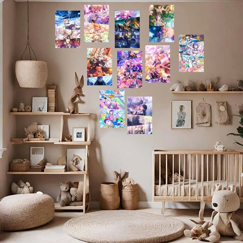 10/30 قطعة مشروع Sekai الفن الملصقات بطاقات الإبداعية غرفة جدار الكولاج عدة DIY بها بنفسك المنزل النوم ديكور التصوير الدعائم خلفية ديكور #5