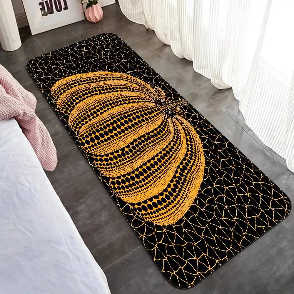 Yayoi Kusama Hallway Carpet Non-Slip Laundry Room Mat Laundry Decor Balcony Child Living Room Toilet Rug