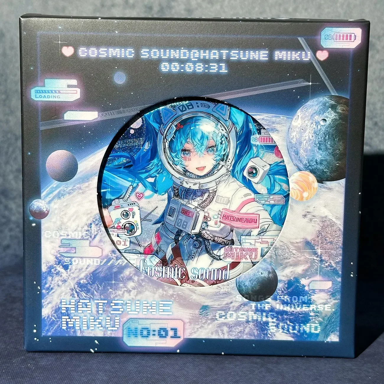 Hatsune Miku Badge Acrylic Stand Figure Hatsune Miku Project Diva Anime Peripheral Cute Originality Cosmic Astrologer Ornaments