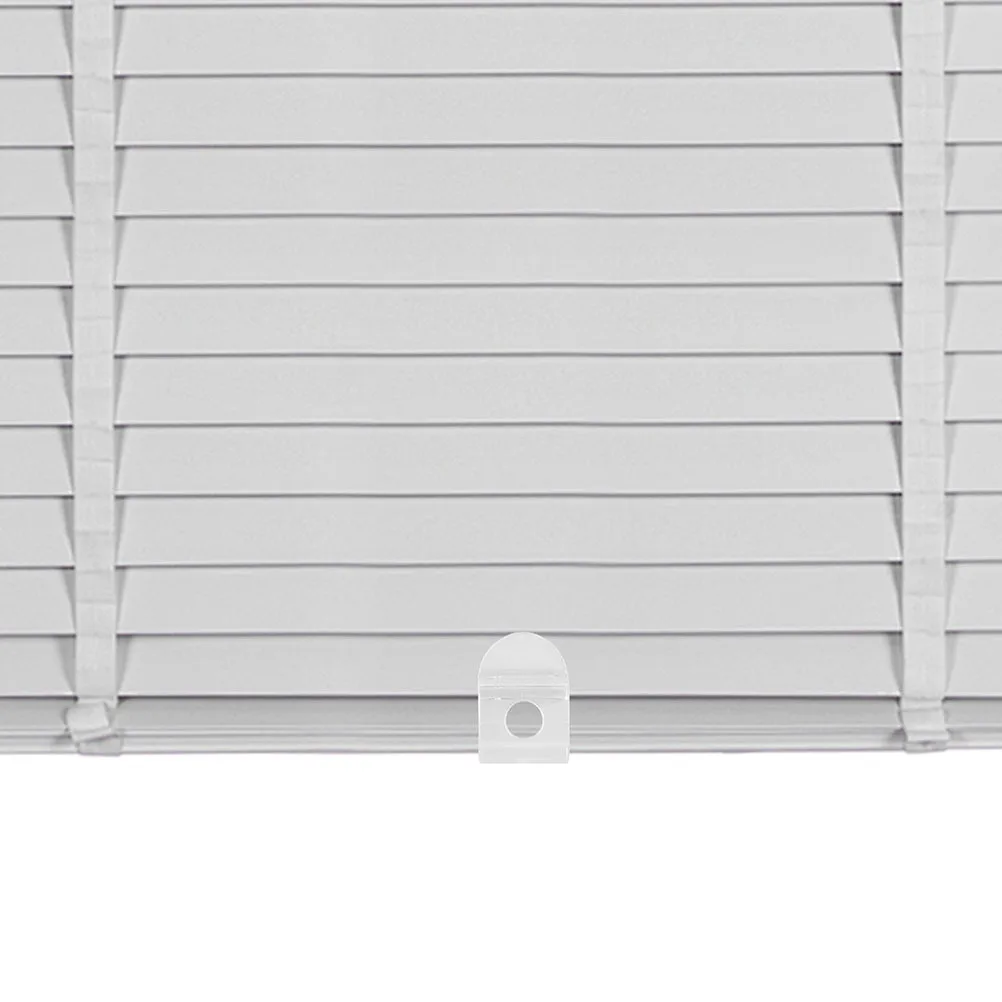 6 قطع من مقابض الظل الدوارة اللاسلكية من البلاستيك الشفاف غير القابل للكسر للستائر سهلة الاستخدام وإكسسوارات المنزل الحديثة