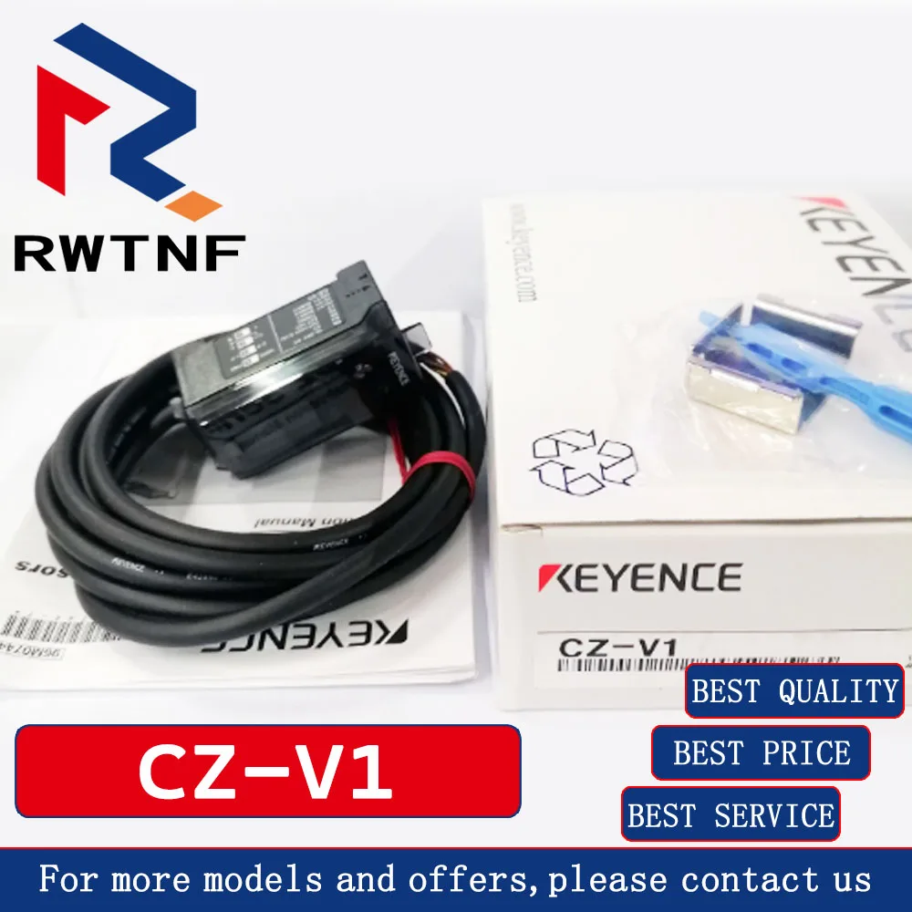 Brand New Genuine CZ-V1 KEYENCE NPN digital fiber optic sensor，100% original warehouse stock