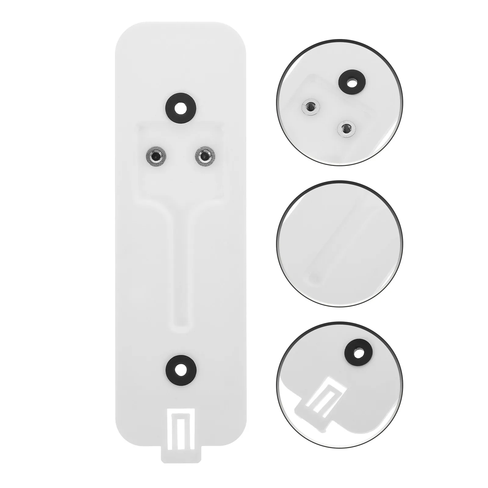 Video Doorbell Mount Door Bracket Plastic Holder Easy Installation Compatible with Security Camera Doorbell Wall Mount