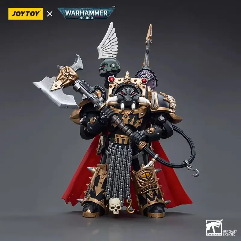 

Фигурки JOYTOY Warhammer 40k 1/18: Аниме-персонажи Chaos Space Marines, Black Legion, Chaos Lord в броне Терминатора【В наличии】