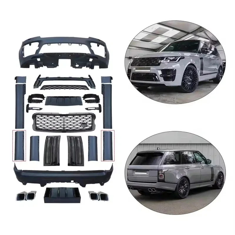 

Car Bodykit Facelift Accessory Grille Front Rear Bumper Side Skirt Grille 2018-2020 VOGUE SVO BODY KIT Upgrade Part