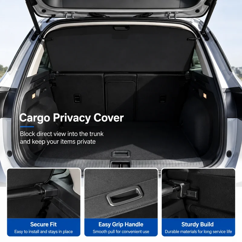 Trunk Curtain Cover Organizer For BYD Seal U Sealion 6 DM-i EV PHEV 2025 Rear Rack Partition Shelter Shield Shade Cargo Storage 6